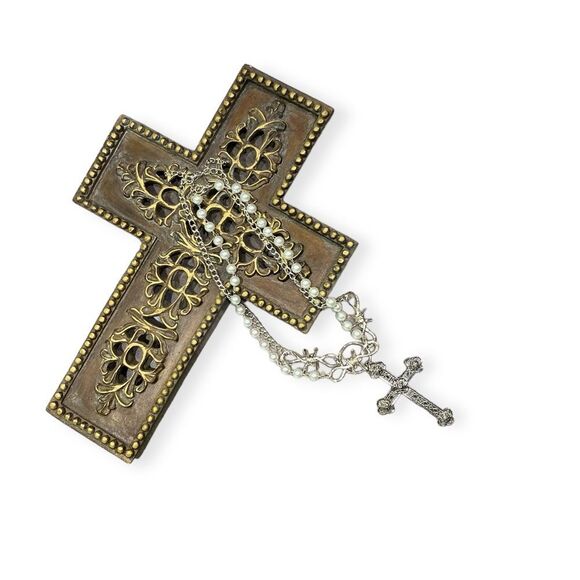 Cross My Heart Barbed Wire Pearl Necklaces NEW - Picture 4 of 4